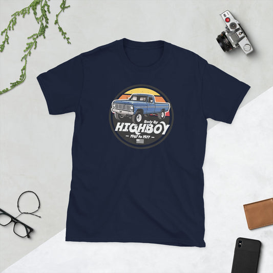 1967 Original Highboy Tee — Vintage Ford Bumpside Truck Shirt (Blue)