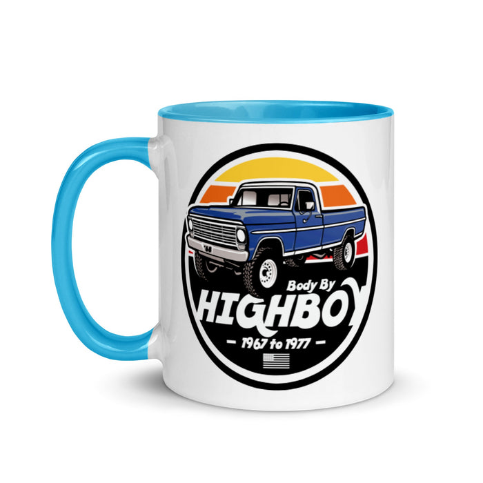 1968 Highboy Bumpside Blue Highboy Ceramic Mug | Body By Highboy