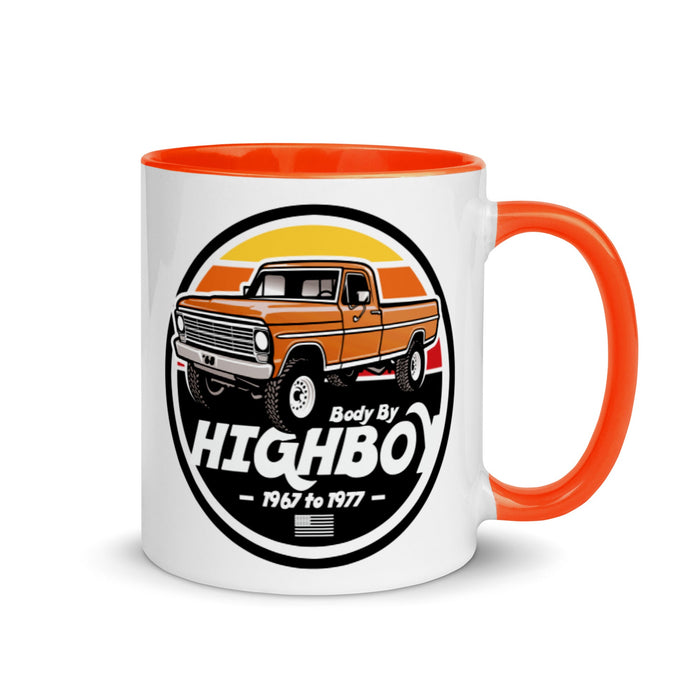 1968 Highboy Bumpside Orange Highboy Ceramic Mug | Body By Highboy
