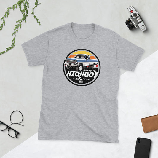 1969 Original Highboy Tee — Vintage Ford Bumpside Truck Shirt (Blue & White)