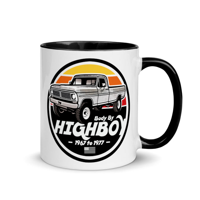 1970 Highboy Bumpside White & Patina Highboy Ceramic Mug | Body By Highboy
