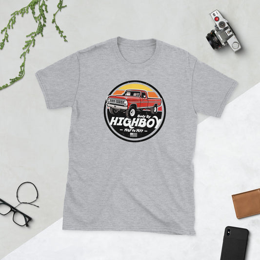 1971 Original Highboy Tee — Vintage Ford Bumpside Truck Shirt (Red)