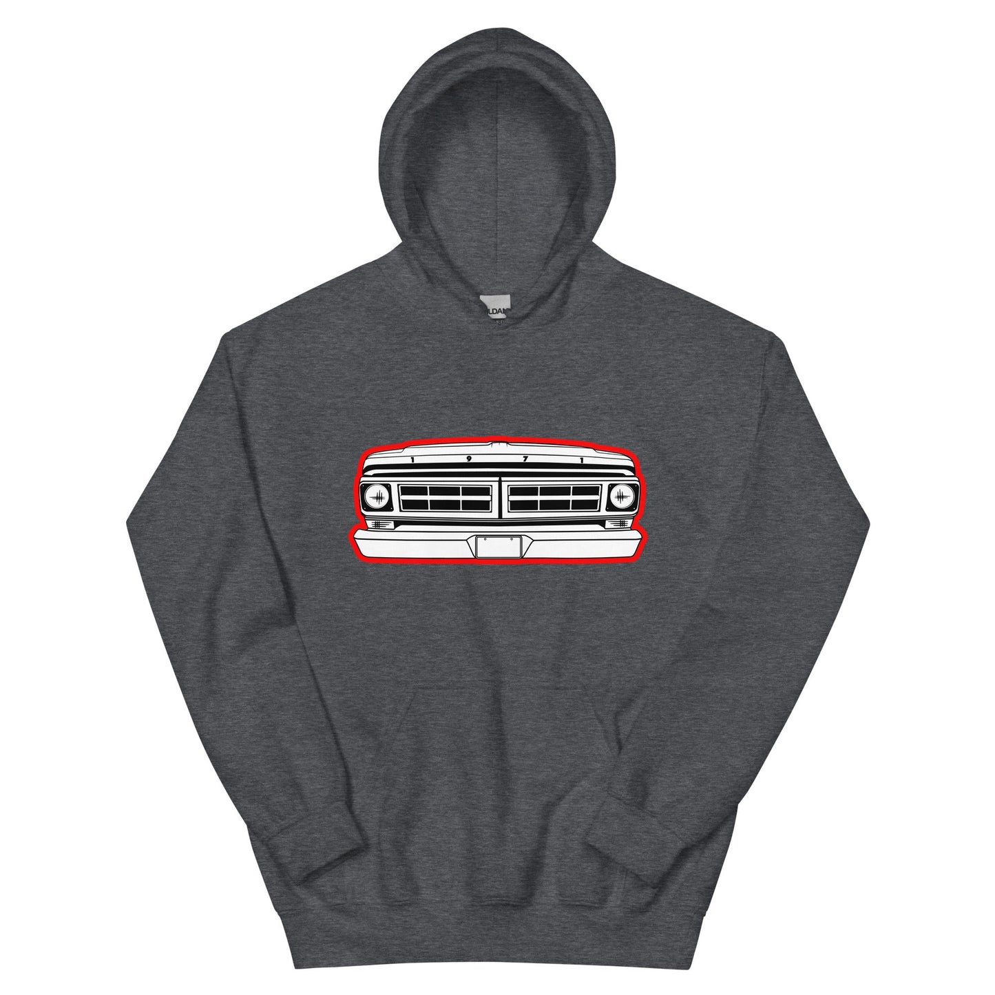1971 Truck Grille Hoodie - BodyByHighboy Ford F250 Highboy Bumpside Dentside