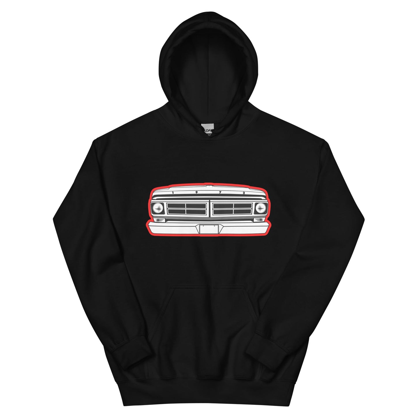 1972 Truck Grille Hoodie - BodyByHighboy Ford F250 Highboy Bumpside Dentside