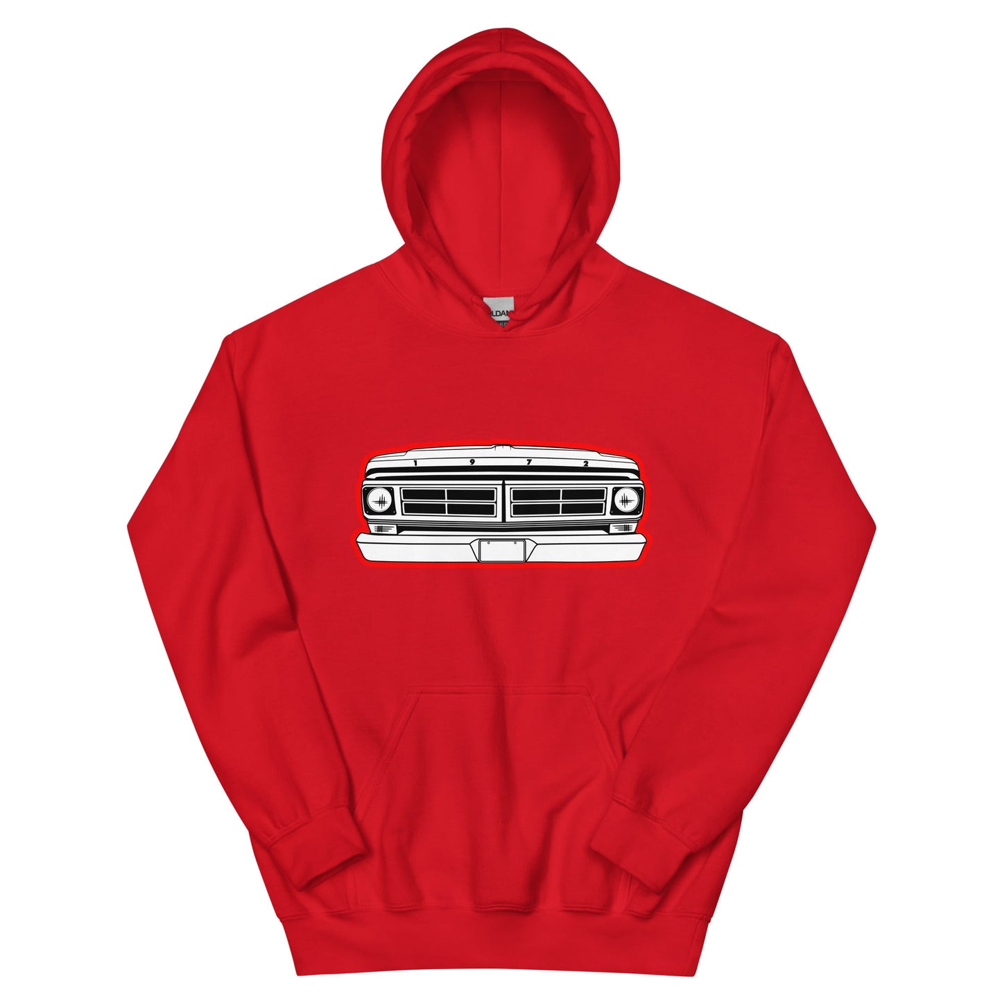 1972 Truck Grille Hoodie - BodyByHighboy Ford F250 Highboy Bumpside Dentside