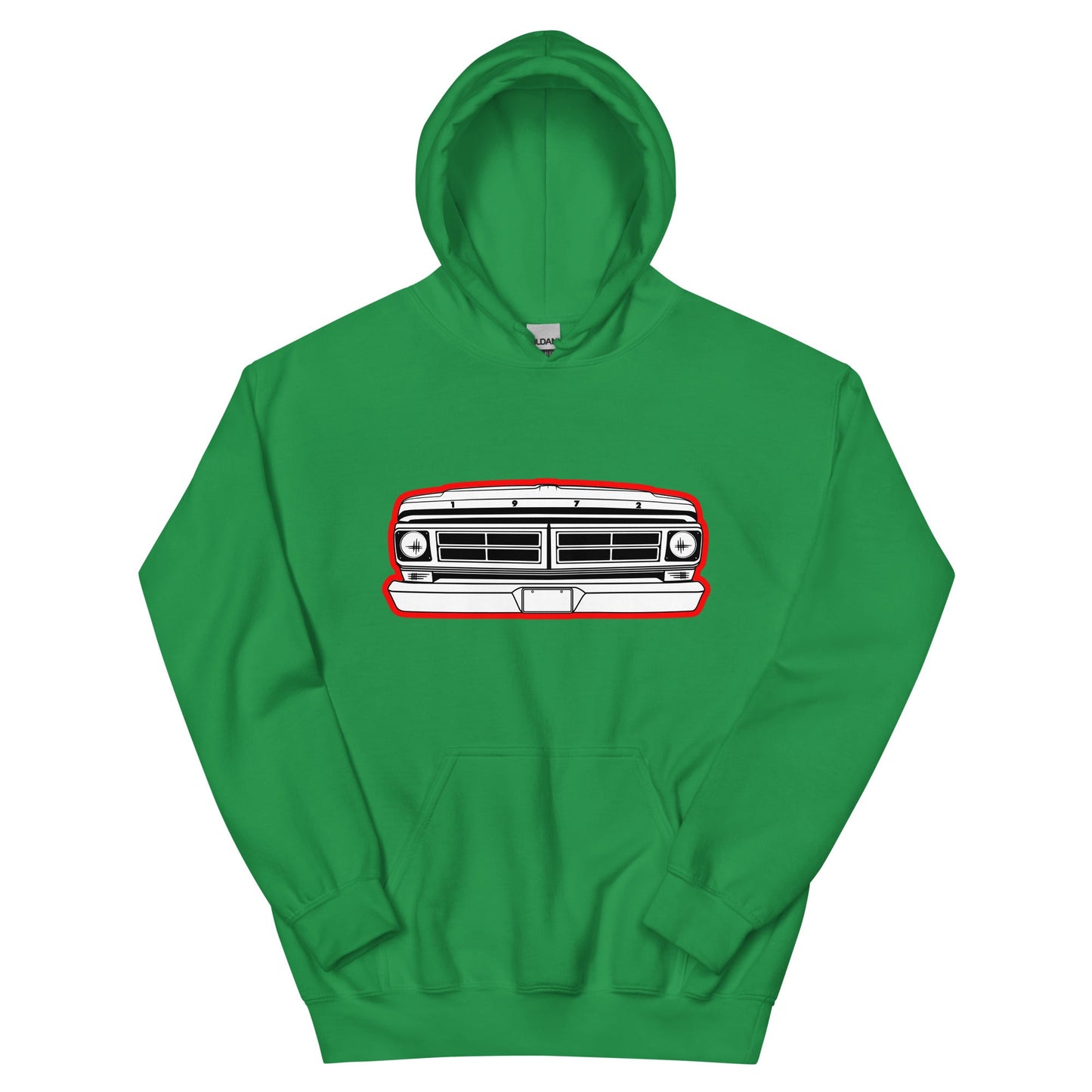 1972 Truck Grille Hoodie - BodyByHighboy Ford F250 Highboy Bumpside Dentside