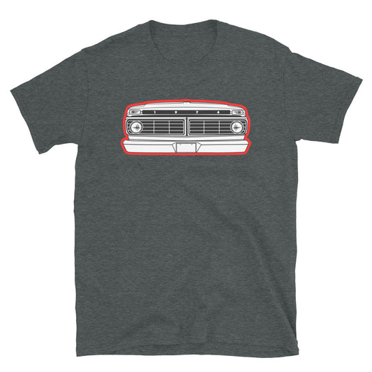 1974 Grille Tee — Vintage Ford Highboy Dentside Truck Shirt