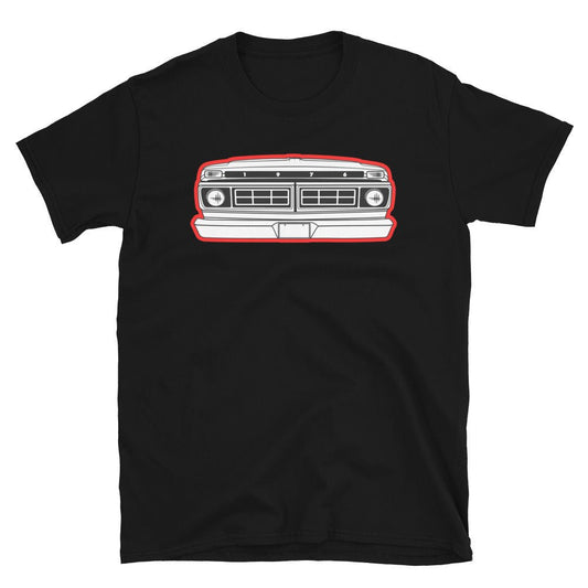 1976 Grille Tee — Vintage Ford Highboy Dentside Truck Shirt