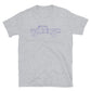 Single Line / Dual Cab Highboy Truck T-Shirt - BodyByHighboy Ford F250 Highboy Bumpside Dentside